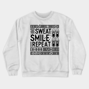 Sweat Smile Repeat Crewneck Sweatshirt